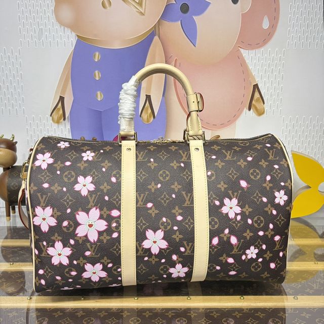 Louis vuitton original monogram canvas keepall 45 M13752