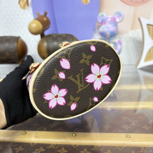 Louis vuitton original monogram canvas nano bucket M13417