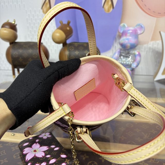 Louis vuitton original monogram canvas nano bucket M13417