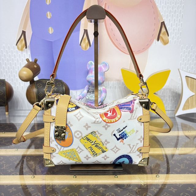 Louis vuitton original monogram dune canvas side trunk MM M14606