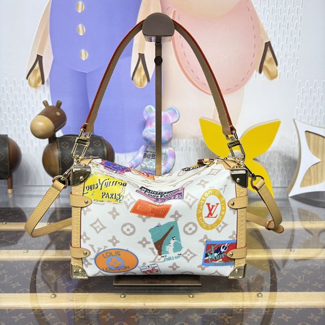 Louis vuitton original monogram dune canvas side trunk MM M14606