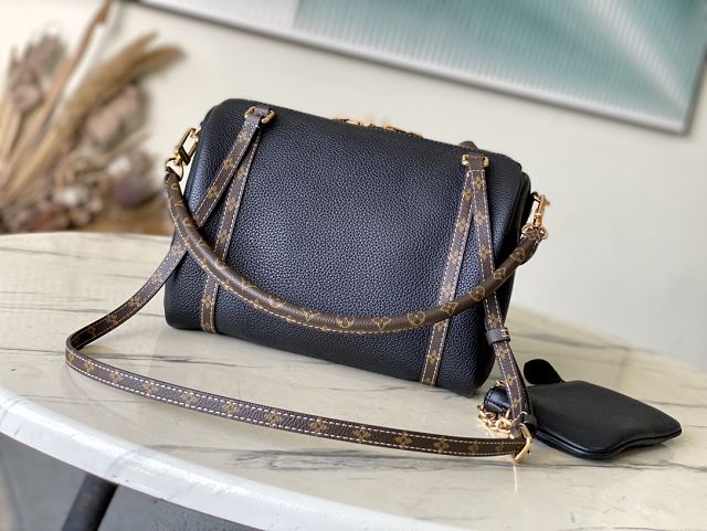 Louis vuitton original calfskin speedy soft 25 M13667 black