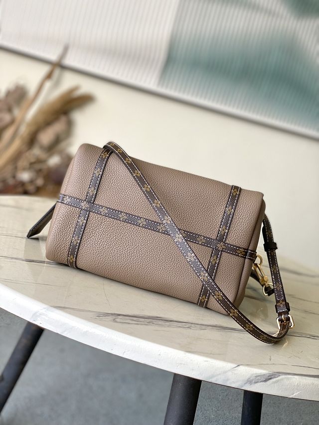 Louis vuitton original calfskin speedy soft 25 M13667 grey