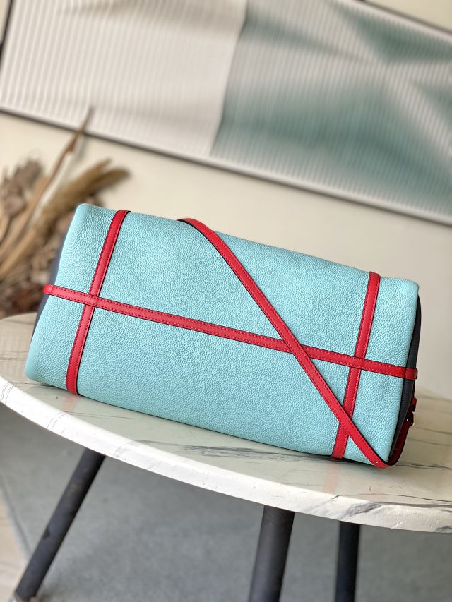 Louis vuitton original calfskin speedy soft 40 M13668 blue