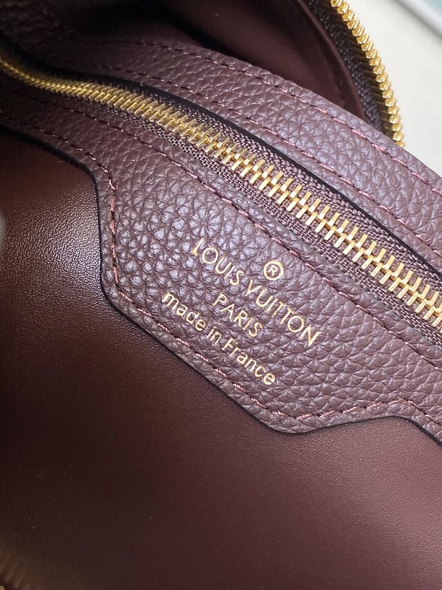 Louis vuitton original calfskin speedy soft 40 M13668 bordeaux