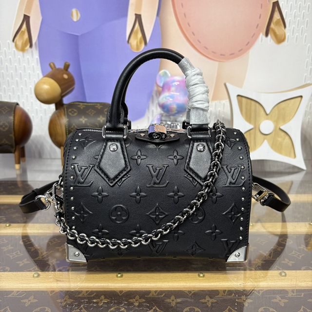 Louis vuitton original calfskin speedy trunk 20 M14575 black