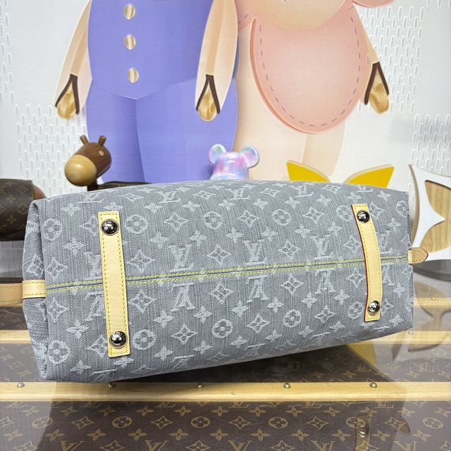 Louis vuitton original denim carryAll cargo MM M13289 grey
