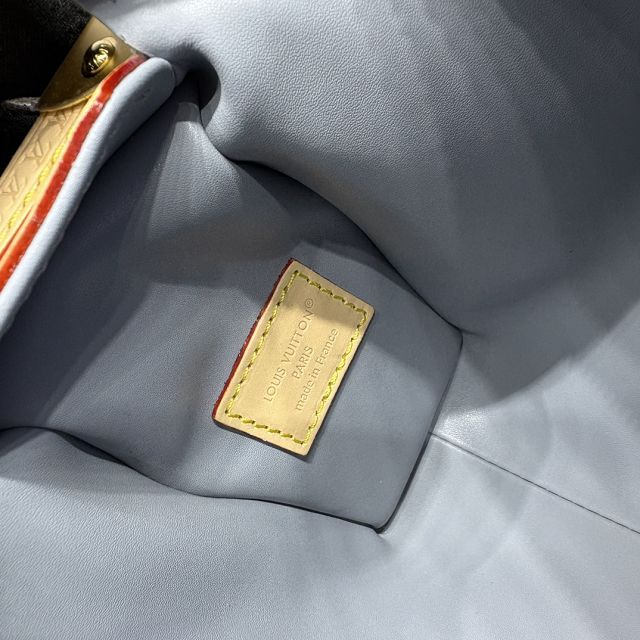 Louis vuitton original denim side trunk mm M13285 grey