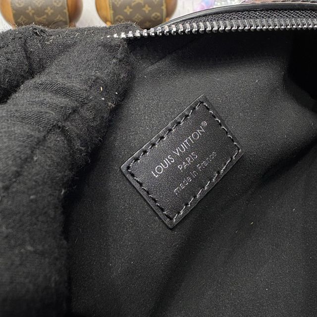 Louis vuitton original lambskin pochette vibe bag M14544 black