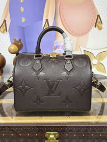 Louis vuitton original monogram calfskin speedy 25 M14043 chocolate 