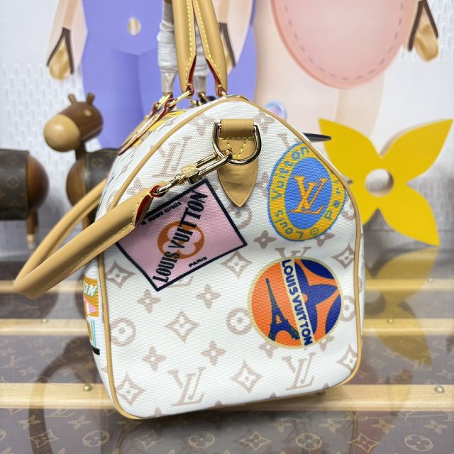 Louis vuitton original monogram dune canvas speedy soft 30 M14587