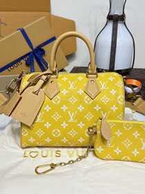 Louis vuitton original soft calfskin speedy P9 25 M24426 yellow