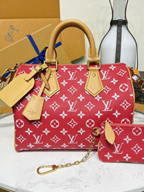 Louis vuitton original soft calfskin speedy P9 30 M14067 red