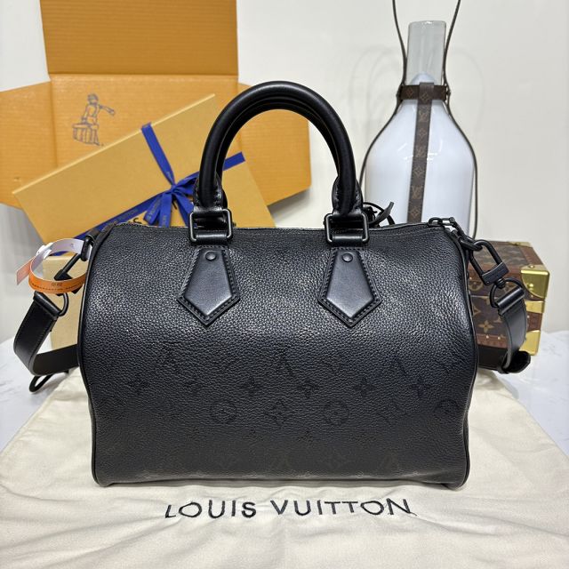 Louis vuitton original soft calfskin speedy P9 30 M14074 black