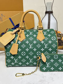Louis vuitton original soft calfskin speedy P9 30 M14077 green