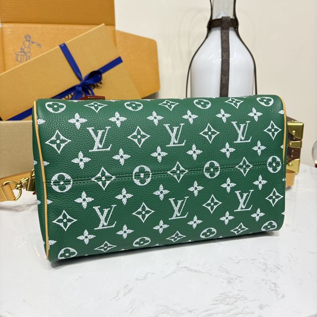 Louis vuitton original soft calfskin speedy P9 30 M14077 green