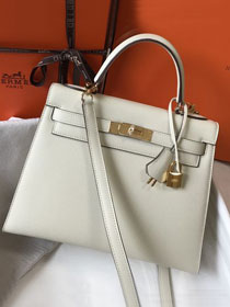 Hermes original epsom leather kelly 32 bag K32-1 parthemin