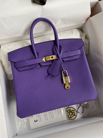 Hermes original togo leather birkin 30 bag H30-1 crocus