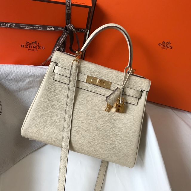 Hermes original togo leather kelly 32 bag K32-1 parthemin