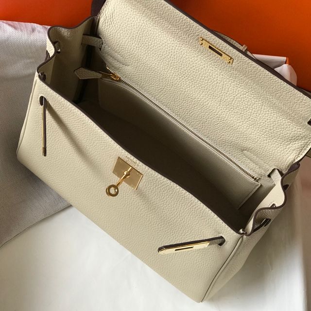 Hermes original togo leather kelly 32 bag K32-1 parthemin