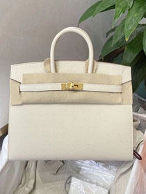 Hermes sellier original epsom leather birkin 35 bag H35-3 craie 