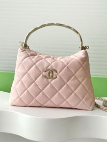 CC original grained calfskin pouch AP4591 pink