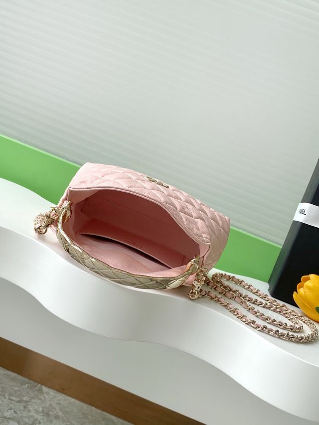 CC original grained calfskin pouch AP4591 pink