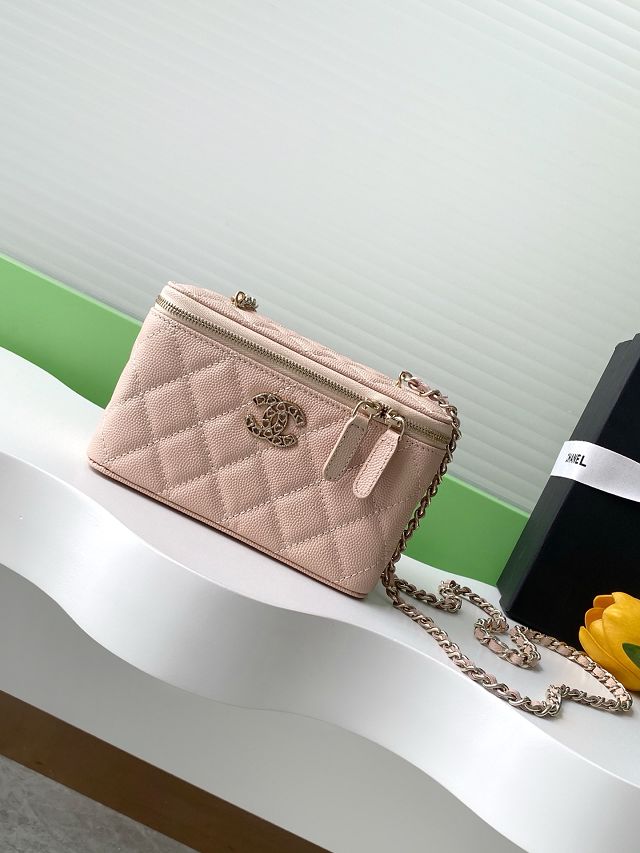 CC original grained calfskin small vanity with chain AP4530