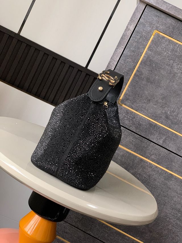 CC original lambskin mini hobo bag  AS5529 black