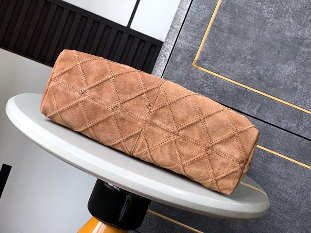 CC original suede small hobo handbag AS5302 brown