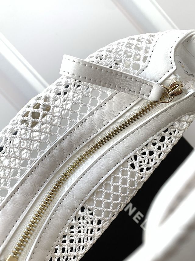 CC original mesh small pouch AP4575 white