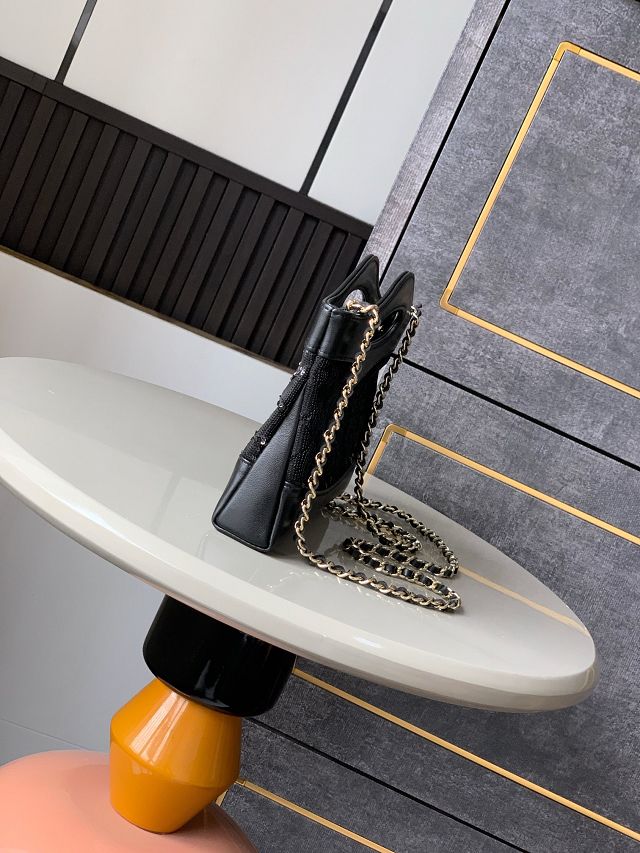 CC original suede nano 31 bag AS3656 black