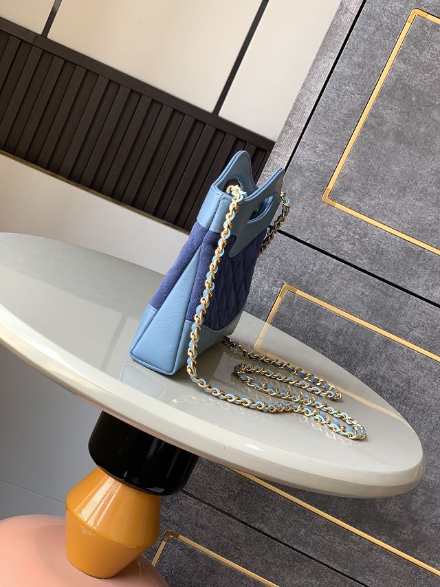 CC original suede nano 31 bag AS3656 blue