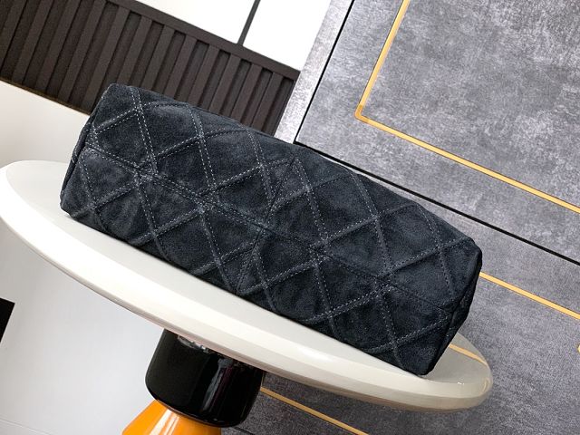 CC original suede small hobo handbag AS5302 black