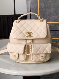 CC original grained calfskin backpack AS3860 apricot