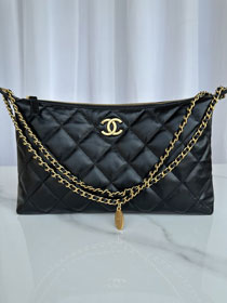 CC original lambskin large hobo bag AS5498 black