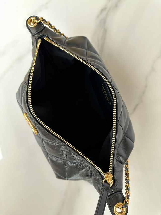CC original lambskin large hobo bag AS5498 black