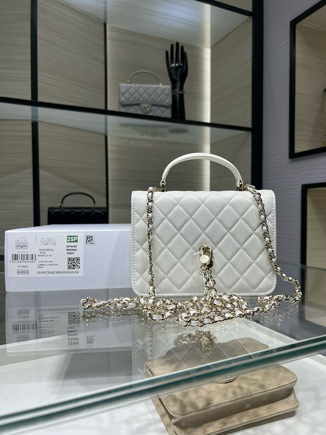 CC original lambskin mini backpack AP4450 white