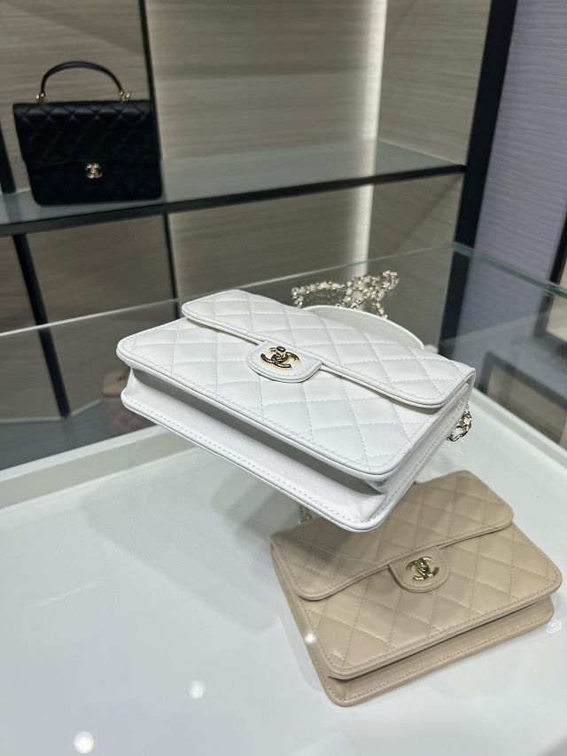 CC original lambskin mini backpack AP4450 white