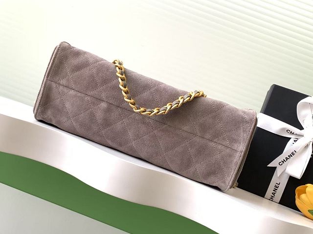 CC original suede shopping tote bag AS5303 grey