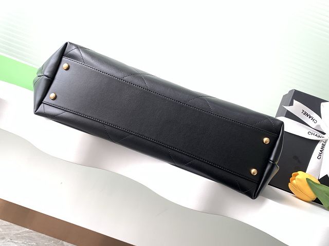 CC original calfskin maxi shopping bag AS5463 black