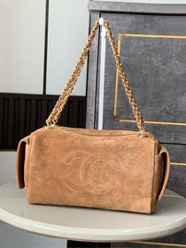 CC original suede bowling bag AS0501 brown