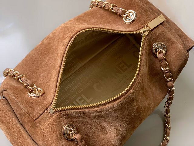 CC original suede bowling bag AS0501 brown