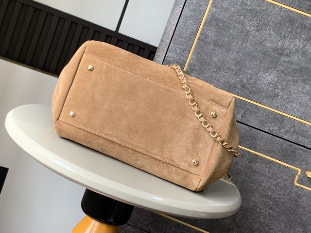 CC original suede flap bag AS0502 brown