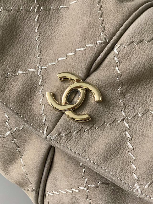 CC original suede hobo bag AS0504 beige