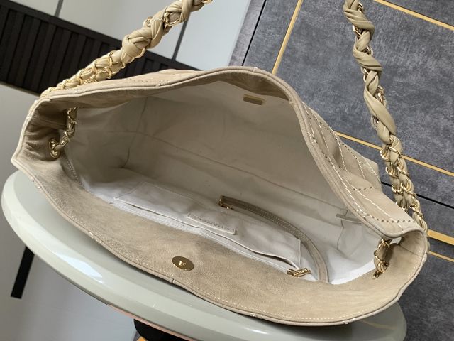 CC original suede hobo bag AS0504 beige
