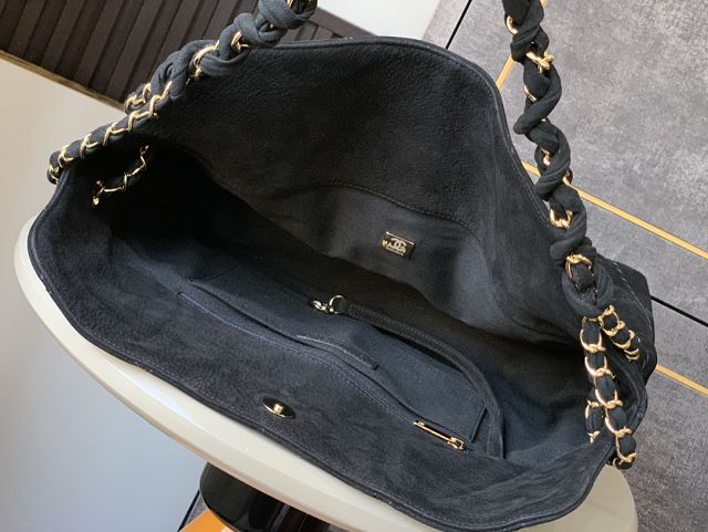 CC original suede hobo bag AS0504 black