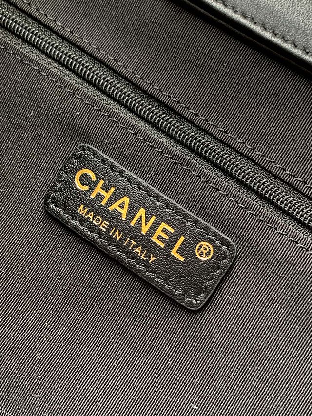 CC original calfskin shopping tote bag AS5634 black