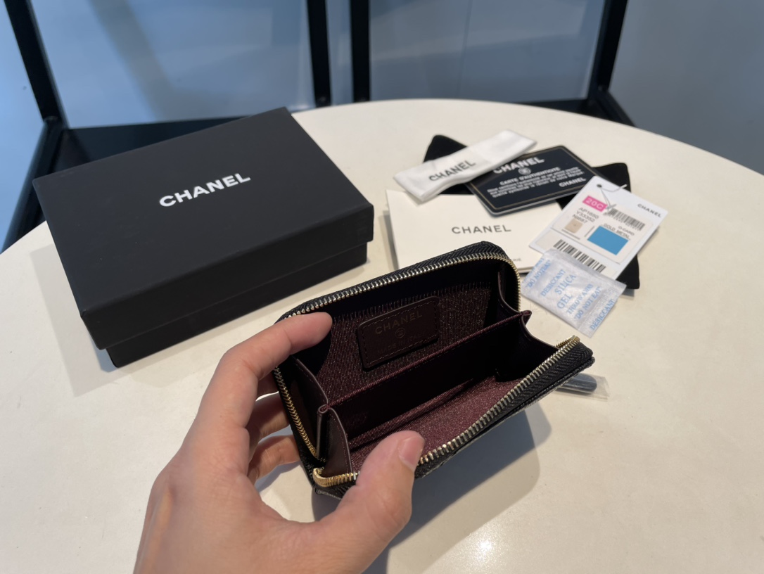 CC original grained calfskin card holder AP1650 