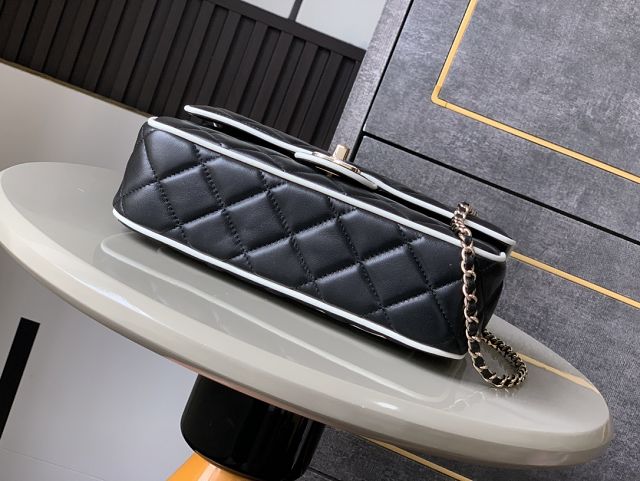 CC original lambskin flap bag AS5150 black